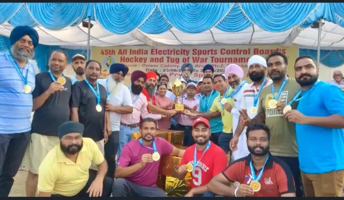 PSPCL shines in All India Electricity Sports Control Board games; won Gold and Silver in two games