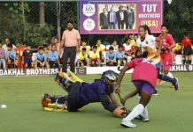 Gakhal-Surjit National Sports Day Hockey-2023 begins at Burlton Park