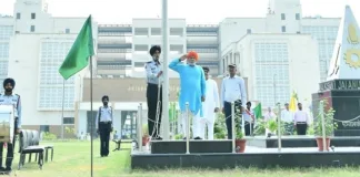 Central University of Punjab celebrated 77th Independence Day with a Ceremonial Event and several Outreach Activities