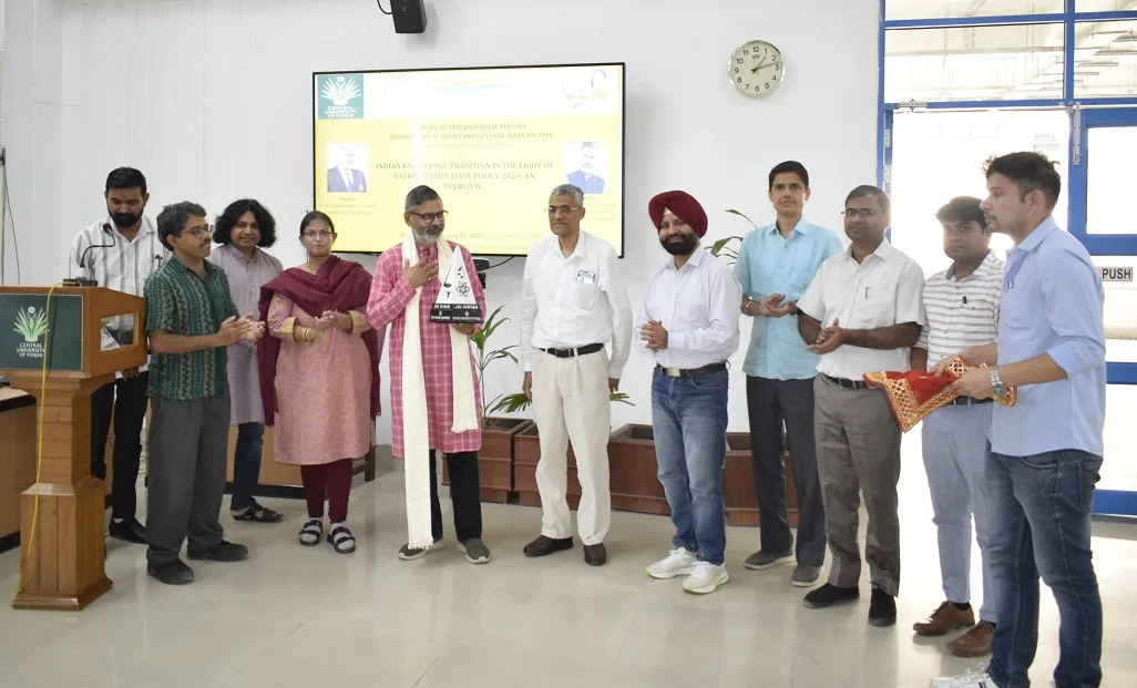 Central University of Punjab organized a lecture on Indian Knowledge Tradition in the light of NEP-2020