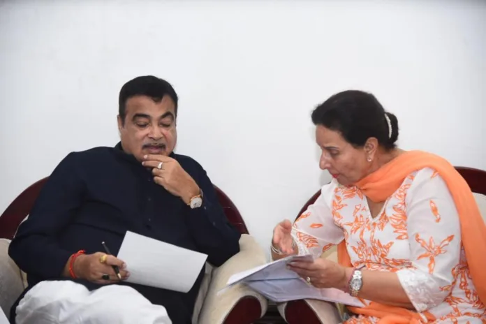 Patiala's Northern Byepass completion, flooding amongst various issues raised by Preneet Kaur with Nitin Gadkari
