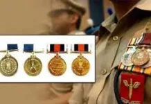 18 Rajasthan police officers awarded with President Police medals on the 76th Independence-Photo courtesy- Uadayavani