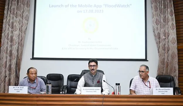 Mobile App ‘Floodwatch’ launched by CWC to Provide Real-Time Flood Forecasts to Public Using Interactive Maps