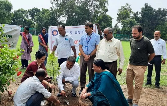 “Meri Maati Mera Desh” program initiated at GCE 20 Chandigarh:  NSS Cell plants 125 fruit trees