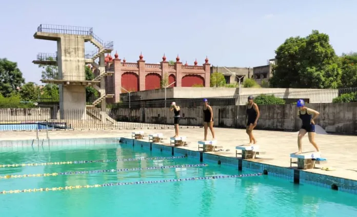 Guru Nanak Dev University organized Inter-Department Swimming Tournaments