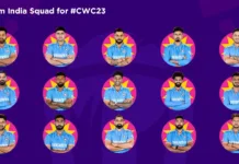 India announces 15-player squad for Cricket World Cup 2023