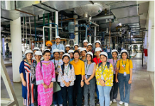 Govt Mohindra College organised industrial visit for science students to IOL chemical