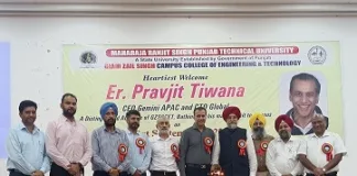 Gemini CEO Pravjit Tiwana honoured by Alma mater