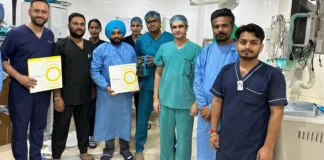 Hope for heart patients: 76 years old patient with heart attack treated at Govt Rajindra Hospital with a new technique