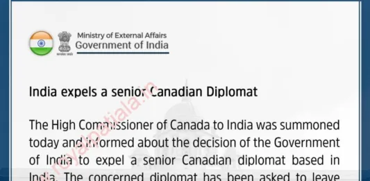 After Canada, India also expels Canadian Diplomat