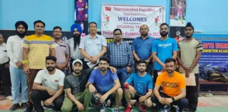 11 badminton players from Punjab region selected for National Postal games-Gupta