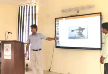 Renowned Historian Enlightens Students on Bhagat Singh's Birth Anniversary, Unveiling the Idea Behind His Inspiring Personality