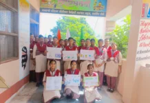 Government Girls Senior Secondary Smart School, Sirhind pays tribute to freedom fighters with 'Meri Mati, Mera Desh' Program"