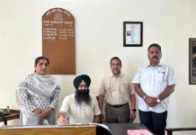 Academician associated with Bhai Vir Singh studies took the charge of Bhai Vir Singh Chair