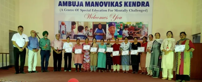 Rotary Club Rupnagar honours teachers of Ambuja Manovikas Kendra