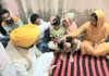 Punjab CM pays homage to Anantnag martyrs, meets families and handed over cheques