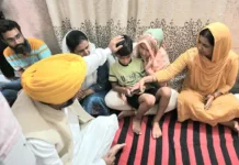 Punjab CM pays homage to Anantnag martyrs, meets families and handed over cheques