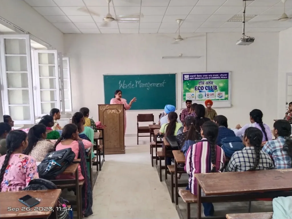 Seminar on waste management under ‘Swachta hi Sewa’ organized by Govt Bikram College 