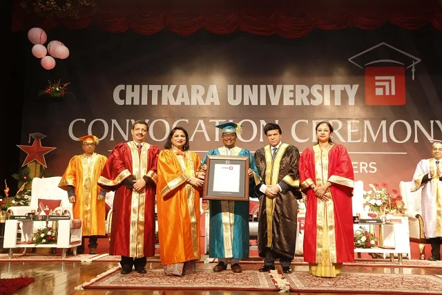 Chitkara University Honours J A Chowdary-Pioneer in Entrepreneurship with Honorary Doctorate