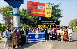 Govt Bikram College students visited Science City on educational tour