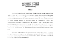 PSTCL director’s term extended by Punjab govt