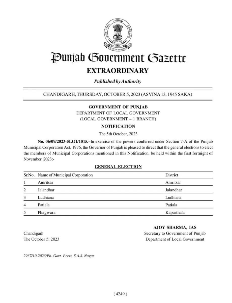 Pre 2024 test’s date sheet announced by Punjab govt; litmus test for all parties