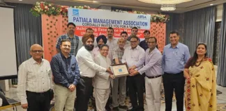 Patiala management association organized an informative talk by International Consultant Sumit Chaudhuri