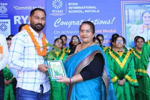 Asian Gold medalist Parneet Kaur honoured by MD Ryan International Group of Institutes for her achievement