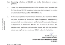 Chief Secretary cracks the whip: directs GMADA, PUDA to conduct e-Auctions as per transparent policies of CM