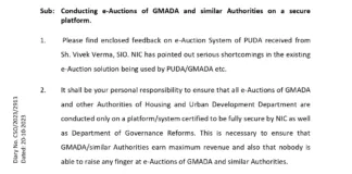 Chief Secretary cracks the whip: directs GMADA, PUDA to conduct e-Auctions as per transparent policies of CM