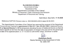 Rajasthan cadre IPS office appointed as Special Director in CBI