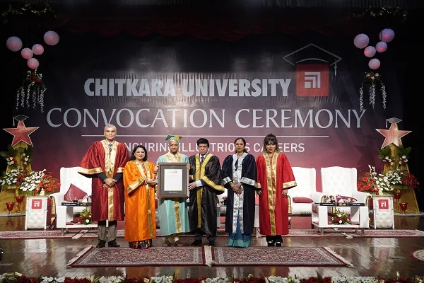 Chitkara University Confers Honorary Doctorate on Bharat Goenka, Founder, Tally Solutions