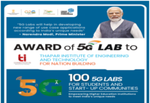 Thapar Institute Patiala chosen as the inaugural recipient for the '100 5G Use Case Labs' initiative by DoT, GoI