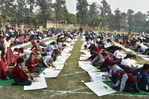 Modern Senior Secondary School organized mega On-the-Spot Open Painting Competition