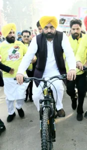 India’s largest cycle rally organized at Ludhiana to break backbone of drugs under the command of CM Mann