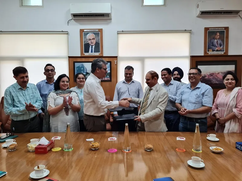 MOU between TIET, Patiala, and PRSC, Ludhiana in the field of research collaboration