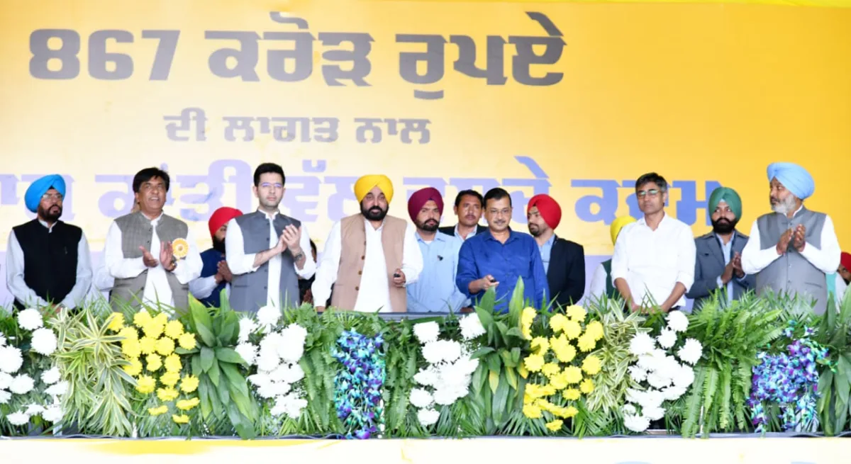 Heralds an era of unprecedented development ‘Vikas Kranti’ in Punjab by Mann and Kejriwal; launched many projects  