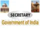 Govt of India releases updated department wise secretaries list