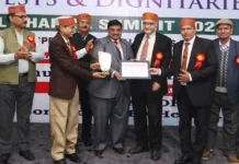 Prof. Shailesh Sharma from COP- Bela receives Best Author Award