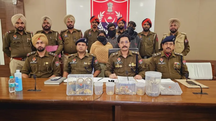 Within 2 weeks Patiala Police Crack major Robbery Case; 3areested with stolen gold and silver worth Rs 1 Crore