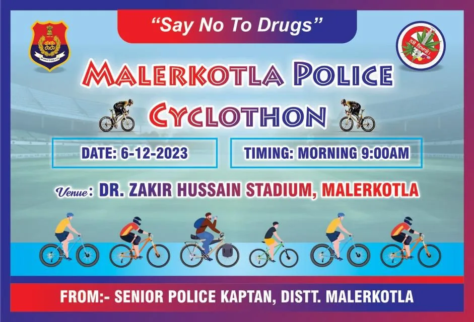 Malerkotla police to organise open for all cyclothon to combat drug abuse-SSP