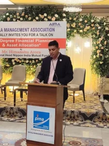 Patiala Management Association organized an informative talk by certified financial planner Himanshu Arora