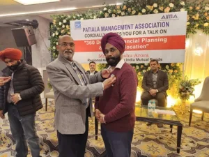 Patiala Management Association organized an informative talk by certified financial planner Himanshu Arora