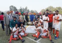 Hawks Club Rupnagar wins the GS Bains Liberals All India Hockey Tournament