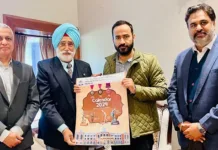 Honour for Punjab's award winning players; highlighted by MBS Punjab Sports University in its New Year Calendar