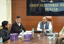 2.12 crores voters enrolled for parliamentary elections in Punjab ;CEO Punjab holds a meeting with political parties