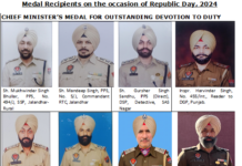 3 PPS officers among 14 Punjab Police Officials conferred with Chief Minister's Medal for outstanding devotion to duty