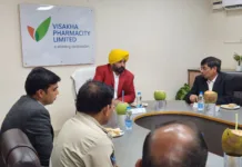 CM visits Jawahar Lal Nehru Pharma city; invites pharmaceutical companies to make huge investments in the state