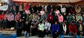 Govt Bikram College organised motivational session by successful innovator for students