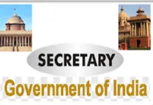 Govt of India issues department wise secretaries list-GNS News